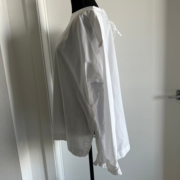 J Crew Flawed Ciel Top Womens Large White FLAWS - Picture 4 of 15